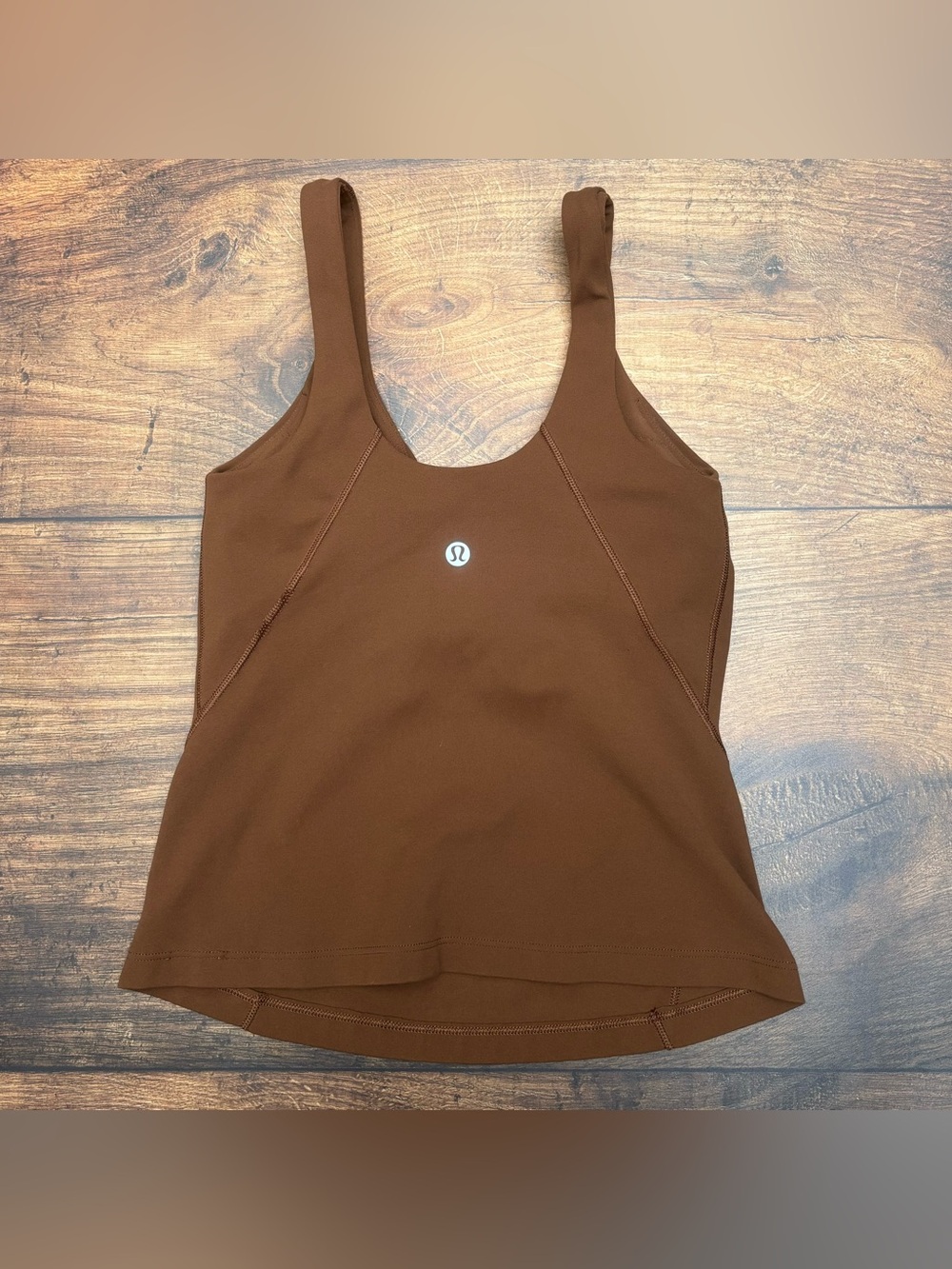 Lululemon Align Waist Length Tank Top In Roasted Brown Size 4 - Picture 1 of 4